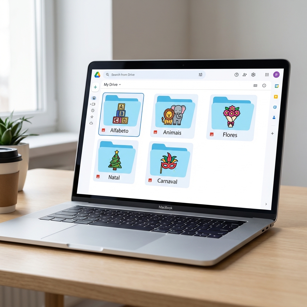 Dashboard com Pastas Organizadas